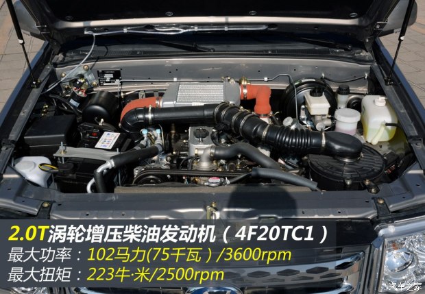 福迪汽车 雄师F16 2015款 2.0T柴油两驱基本型