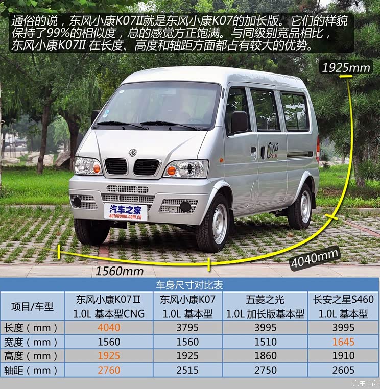 东风小康东风渝安东风小康K07II2013款 1.0L基本型CNG 东风小康东风渝安东风小康K07II2013款 1.0L基本型CNG