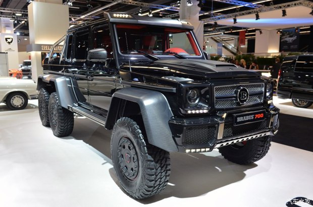 法兰克福车展700马力奔驰g63amg6x6