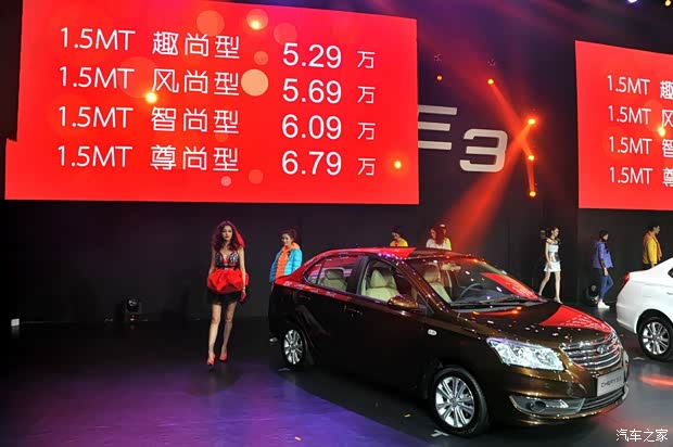 奇瑞奇瑞汽车奇瑞E32013款 1.5L 手动智尚型