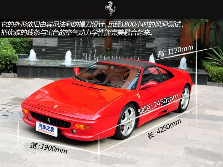 90年代的老明星 实拍法拉利f355 gts