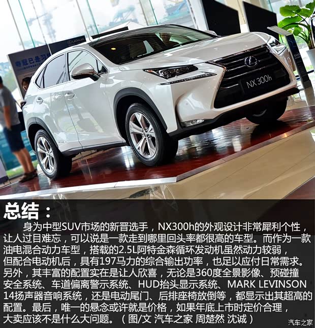 雷克萨斯 雷克萨斯NX 2015款 300h 全驱顶配版
