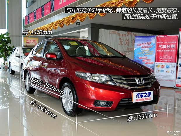 本田广汽本田锋范2012款 1.5l 手动精英版