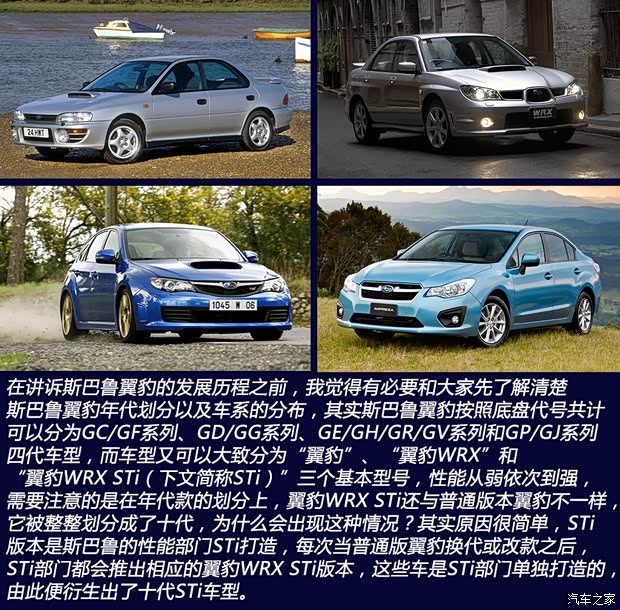 斯巴鲁 翼豹 以往经典版