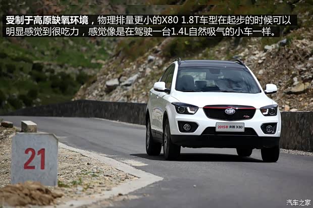 一汽奔腾 奔腾X80 2015款 1.8T 自动运动型
