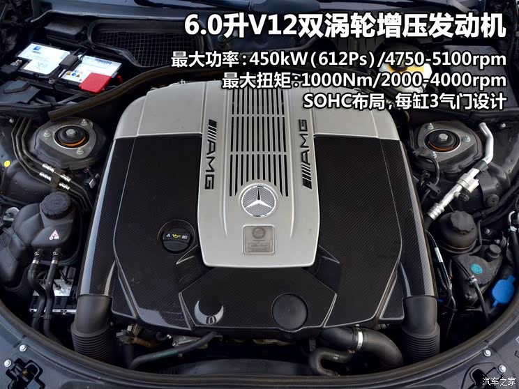 5t v8发动机,而s65 amg将配备的则是更强劲的v12(可能是6.