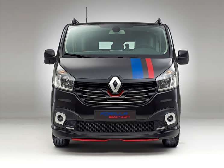 f1风格雷诺发布trafic特别版车型官图