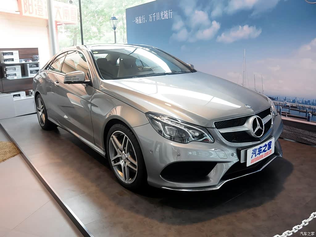 奔驰(进口) 奔驰e级(进口) 2014款 e 320 coupe 铱银色 车身外观 已经